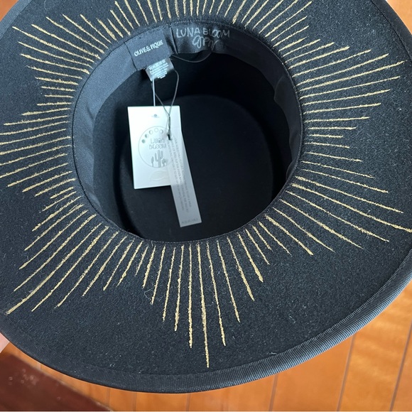 NWT The Luna Bloom Life Davos Hat Hand Painted - Picture 6 of 10